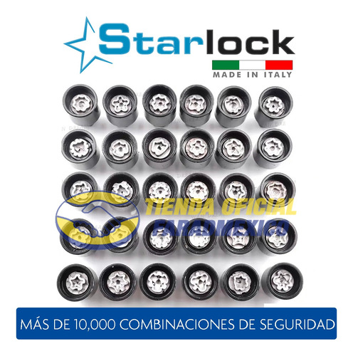 Birlos Seguridad 14 X 1.5 Mm Cortos Mercedes Benz Starlock Foto 10