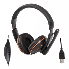 Audifono Headset Wired Over Ear 3.5mm Ov-q5 Usb