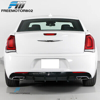 Fit 15-23 Chrysler 300 Gloss Black Pp Ikon V2 Rear Bumpe Zzg Foto 2