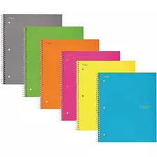 Cuadernos Espiral, 5 Temas, Papel Rayas Anchas, 200 Hoj...