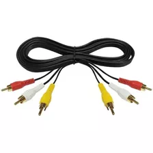 Cable Rca De Audio Y Video De 3rca A 3rca 1.8m