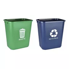 Acrimet Cubo De Basura Para Reciclaje Y Residuos De 27 Cuart