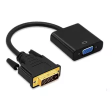 Adaptador Convertidor Dvi-d 24+1 Pines Macho A Vga Hembra