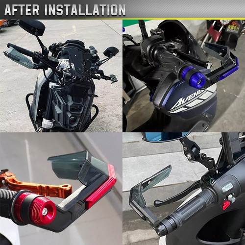 Cubre Puos Moto Handguards Motocicleta Universal Refaccione Foto 4