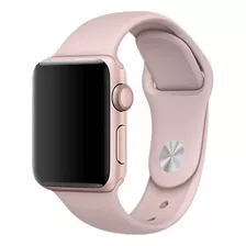Pulseira Sport Rosa Areia Compatível Com Apple Watch E Iwo
