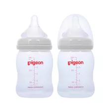 Set 2 Teteros Softouch 160 Ml - 5 Oz - 0 Meses Blanc