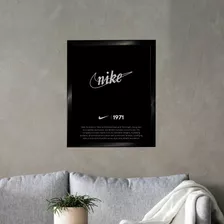 Cuadro Decorativo Logo Nike 1971 55 X 45 Cm