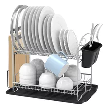 Soporte Para Platos Simplehouseware De 2 Niveles Con Escurri