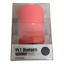 Parlante Bluetooth 5w Sp 554 Rojo