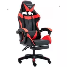  Silla Gamer Vonne Sv-g01 Negro Rojo