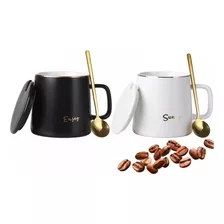 Juego Tazas Para Cafe Porcelana Set 350ml Regalo