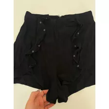 Short Salir Negro Noche Delaostia