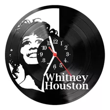 Relógio De Vinil Disco Lp Parede | Whitney Houston