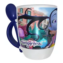 Tazas Personalizadas Con Cucharita Cuchara Vampirina