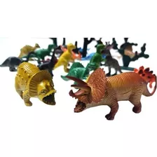  20 Dinossauro De Borracha Miniatura Bichos Pré-históricos 