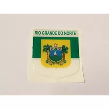 Adesivo Resinado Escudo Da Bandeira Do Rio Grande Do Norte 