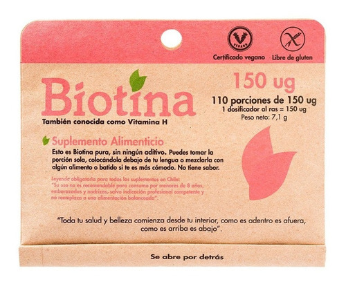 Dulzura Natural Biotina (110 Serv)