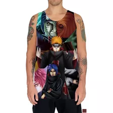 Regata Camiseta Anime Mangá Naruto Série Desenhos Art 10