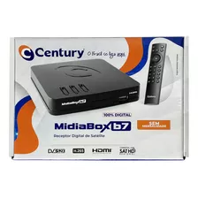 Receptor Midiabox B7 Century Midia Box B7 H265 Sat Regional