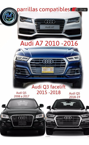 Emblemas Audi Sline Parrilla Y 2 Laterales A1,a3,a4,a5,tt,q5 Foto 7
