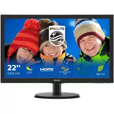 Monitor Philips 22 Led Full Hd Hdmi Vga Diginet