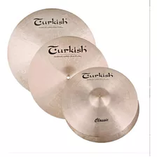 Set Platillos Para Bateria Turkish Classic (14 - 16 - 20 )