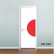 Adesivo De Porta Bandeira Japão 3 Artes (cod.flag7)