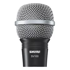 Microfone De Mão Sv100 Shure Dinâmico Com Interruptor