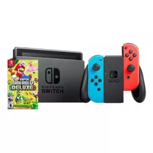 Nintendo Switch 32gb New Super Mario Bros. U Deluxe Bundle