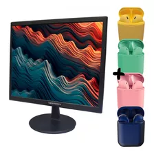 Monitor Led 22 View-tech (vga+hdmi) Mt22 + Auriculares