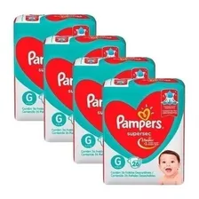 Fralda Pampers Supersec Vermelhinha Promoção G - 104 Tiras