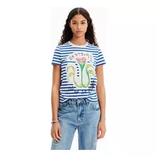 Blusa Desigual Mujer, Marino Flores