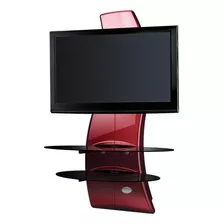 Meliconi Ghost Design 2000 Metallic Red Color Rojo Rack Tv Italiano