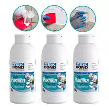 3 Colas Pastilha E Azulejo Tekbond 750g Ideal Para Mosaico