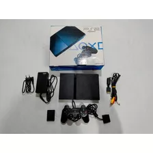 Playstation 2 Bloqueado + Controle + Cabos + Brinde