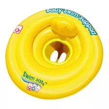 Asiento Triple Anillo Inflable Bebe 70 Cm. Swim Safe