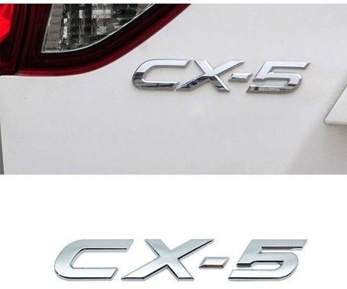 Emblema Cx-5 3d Letras Sueltas Para Tapa Trasera Mazda Foto 2