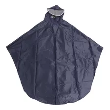 Poncho Negro Reflectante Para Bicicleta Con Mangas, Seguro P