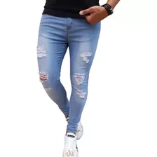 Calça Jeans Skinny Masculina Com Lycra Estica Muito Top 2022