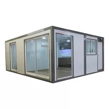Modulo Habitable Cabaña Movil Doble Container Fod14
