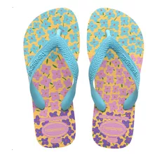 Chinelo Tiras Infantil Morango Flores Havaianas