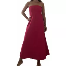 Vestido Zara Strapless Largo Fiesta Talle S