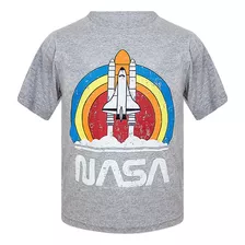 Playera Nasa Manga Corta Para Niño 100% Original