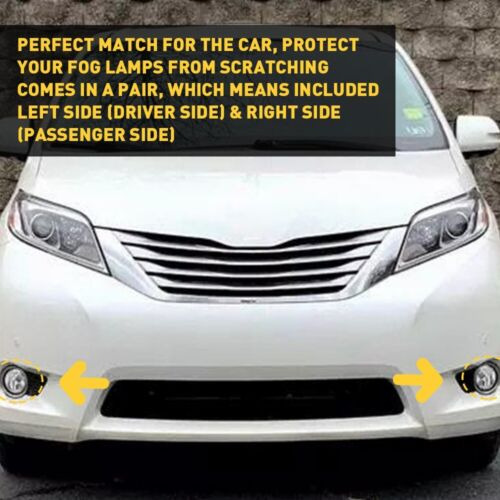 Fits Toyota Sienna Se 2011-2017 Lh Rh Front Bumper Fog L Ggg Foto 5