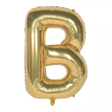 Globos Letras Dorados Metalizados Decoración Cumpleaños 