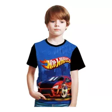 Camiseta Hot Wheels Car Adulto E Infantil