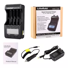 Kit Complet Liitokala Lii-500 4 Slots Carregador Inteligente