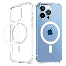 Vego Compatible Con iPhone 13 Pro Max Case, Clear Magnetic C