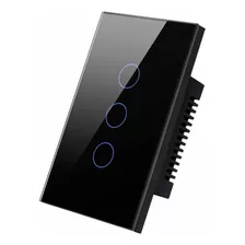 Interruptor Touch Avatto Preto Com Neutro Zigbee