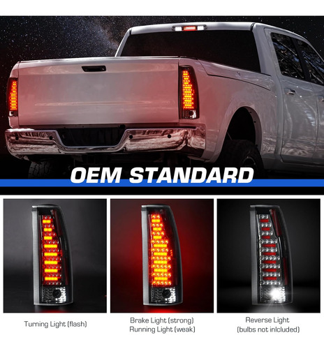 Gubebaili Luces Traseras Led Para Chevy Gmc C/k 1500 2500 35 Foto 2